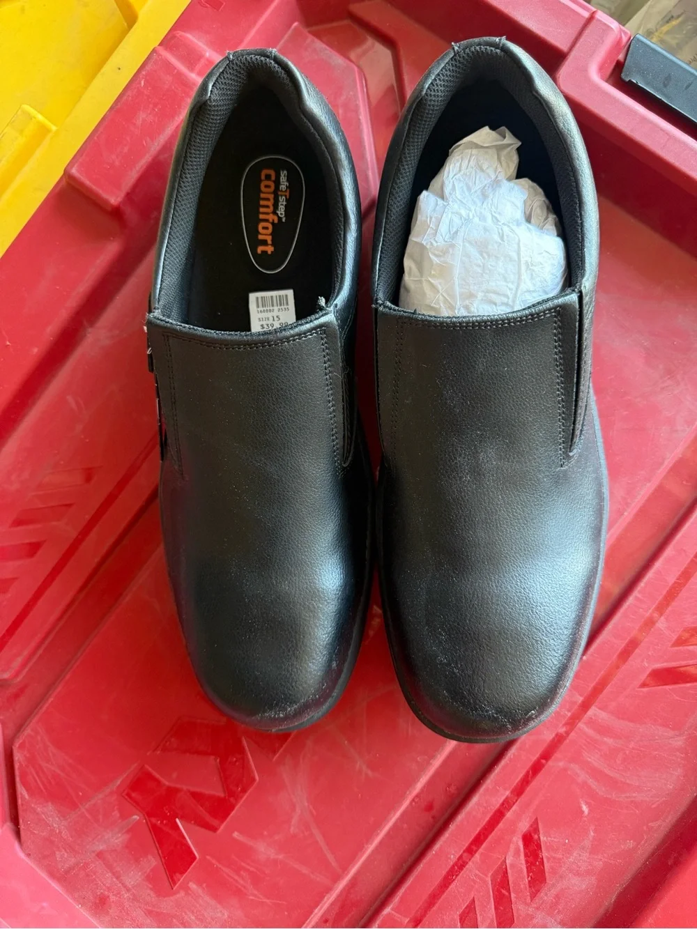 Men's Black Slip-On Comfort Loafers